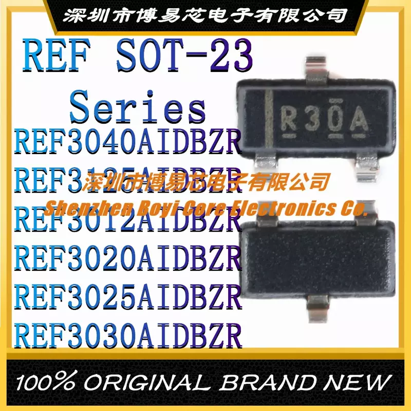 Новый оригинальный аутентичный чип IC SOT-23, REF3040AIDBZR REF3125AIDBZR REF3012AIDBZR REF3020AIDBZR REF3025AIDBZR ref303030aidbzr