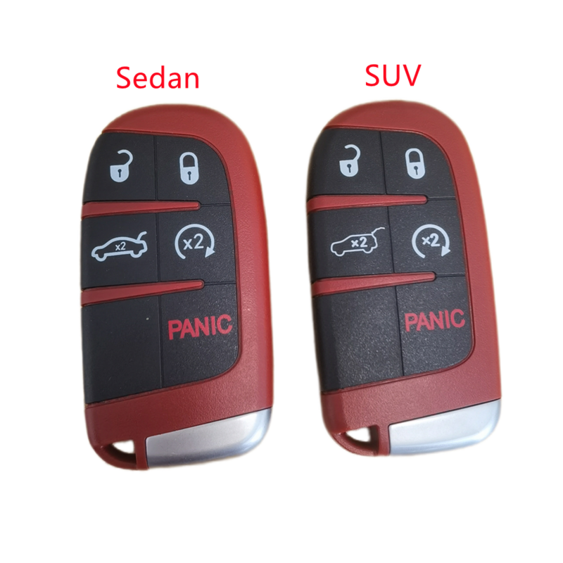 5 przycisków inteligentna zdalna obudowa klucza Fob dla Scat Pack/392/DAYTONA/HEMI/Challenger dla Dodge Charger Hellcat SRT M3N-40821302 FCC