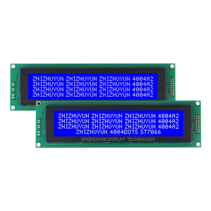 โมดูลหน้าจอแสดงผล LCD ตัวละคร4004A2ตัวฟิล์มสีเทา LCM แบบขนานพอร์ตแสงสีขาวไฟแบคไลท์ LED ในตัวตัวควบคุม SPLC780D