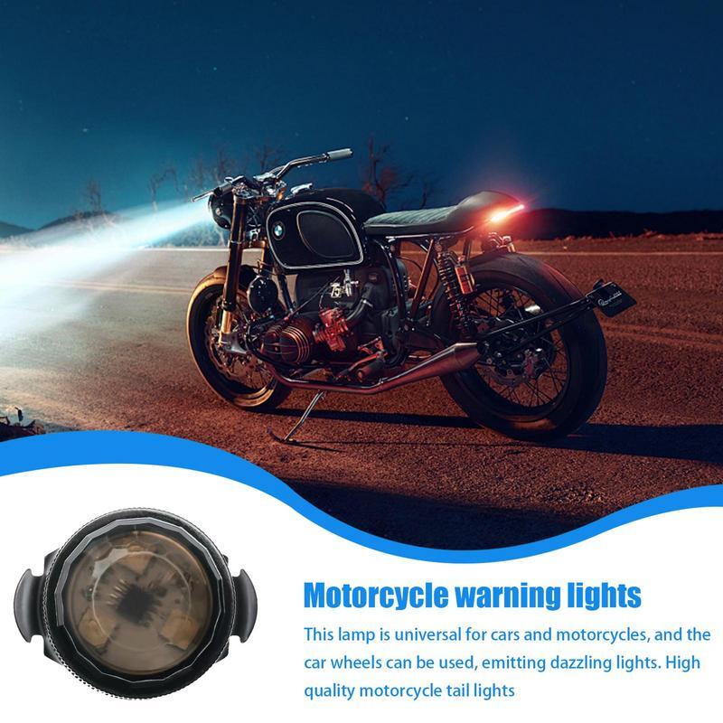 Luz estroboscópica LED con Control remoto inalámbrico, lámpara de advertencia anticolisión para coche y motocicleta, indicador de Flash