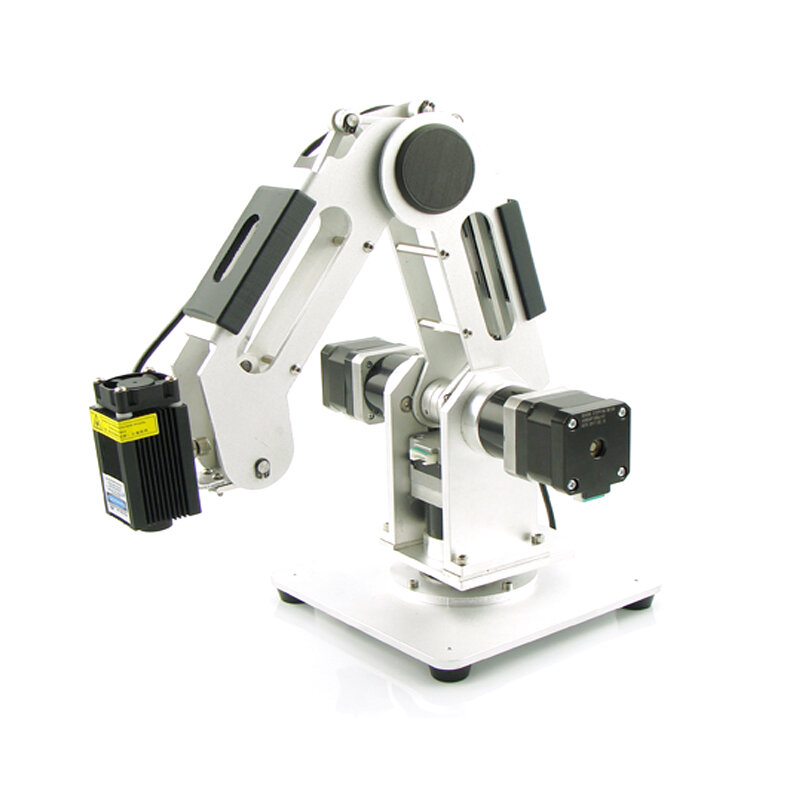 2.5/4Kg carico 3-Axis Stepping Robotic Arm Robot manipolatore meccanico industriale per Kit Robot compatibile artiglio in metallo/ventosa