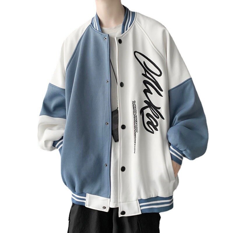 Uniformes de béisbol para hombre, ropa informal holgada americana, chaquetas de estilo Hong Kong, tendencia de moda, otoño e invierno, novedad de 2024