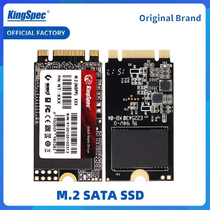 KingSpec-disco duro M.2 SATA SSD SATA3 para ordenador portátil, 128GB, 256gb, 512 gb, HDD, 2242mm, NGFF M2 SATA, 1tb, 2tb, 120gb, 240gb
