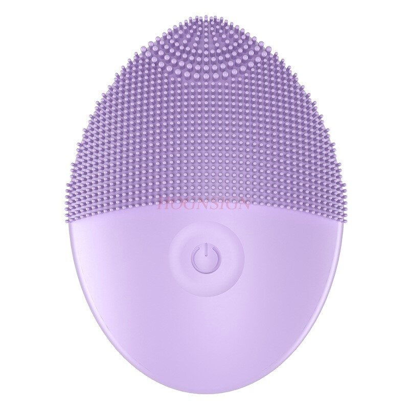 Pore cleaning soft bristle brush electric beauty introduction silicone facial cleanser for washing face