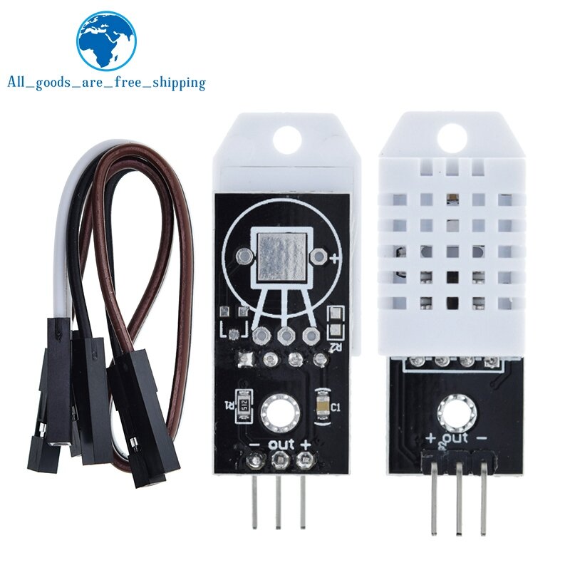 DHT22 cyfrowy czujnik temperatury i wilgotności AM2302 moduł + PCB z kabel do Arduino