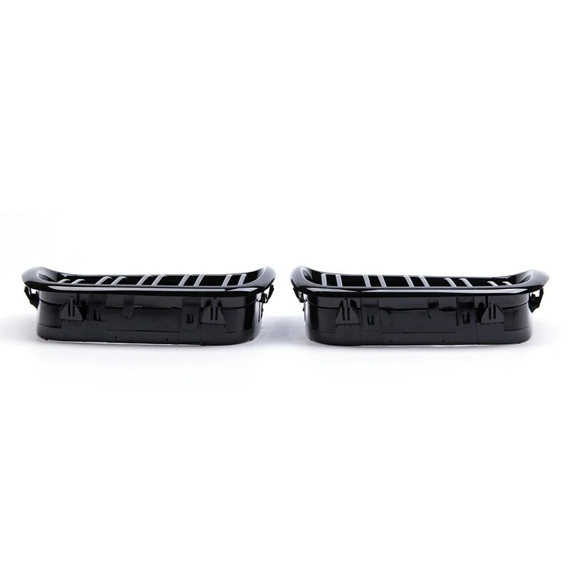 Per BMW E39 5 Series 525 528 griglia nera lucida cofano anteriore per auto griglia griglie per reni griglia da corsa 99-03 accessori Dual Line