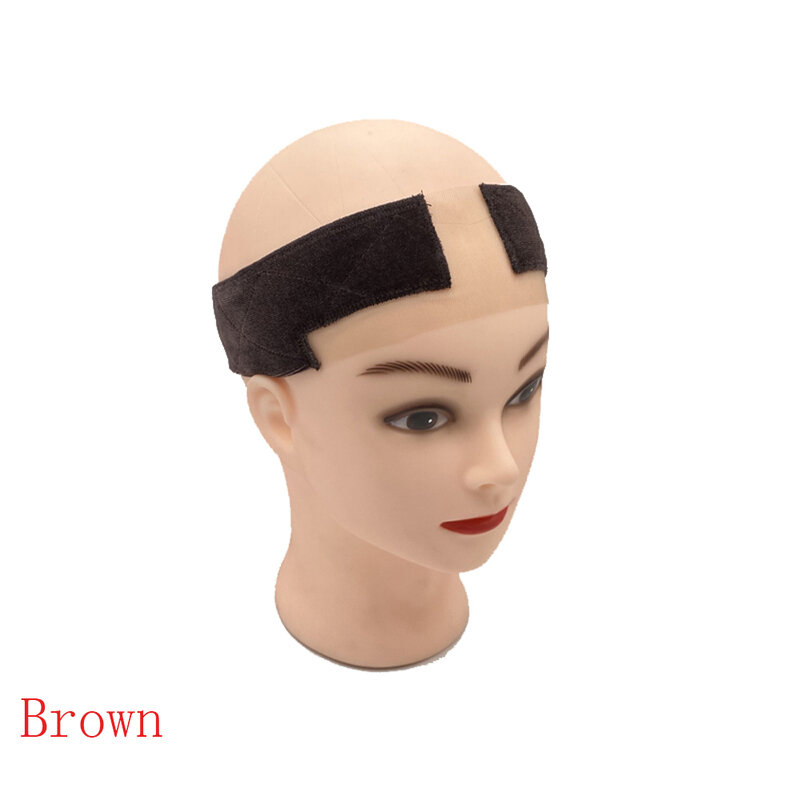 Headband de veludo macio antiderrapante para mulheres, apertos de silicone, perucas, acessórios de peruca