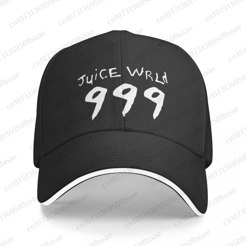 Juice Wrld Logo Baseball Caps Hip Hop Sandwich Cap Men Women Adjustable Outdoor Sport Hats