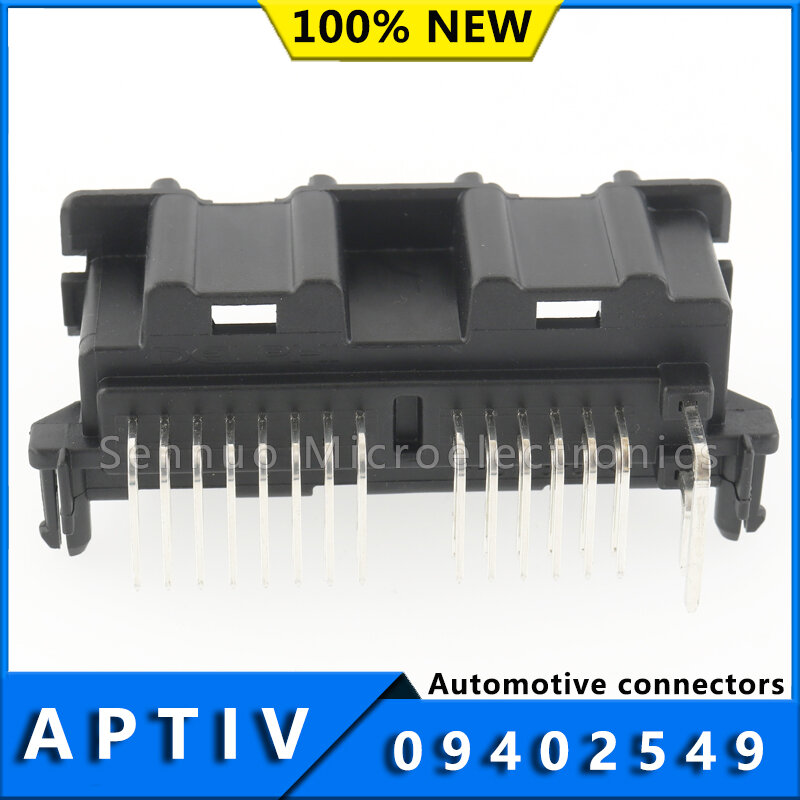 Conector automotriz aptiv 09402549, 1 piezas, 30P, extremo de placa de esquina, conector DELPHI, piezas de conexión 15464950 15394150