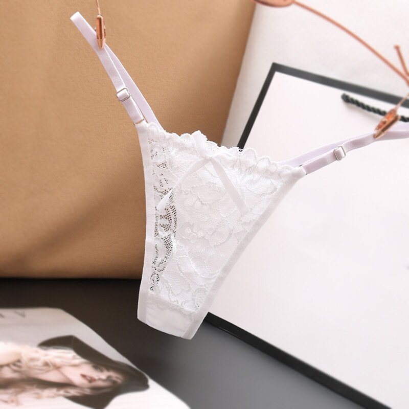 Waist Low Underpants Lace Thong Briefs Sexy Underwear Panties Women's Lace Thong Hitting On Someone Sexy Lace knickers Intimates