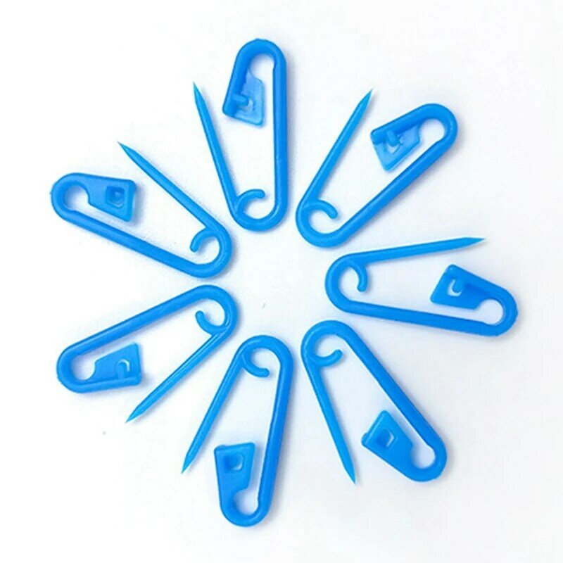 200 Stuks Kleur Plastic Veiligheidsspeld 2.3 Cm Zwart En Wit Rose Rood Geel Blauw Groen Klein Merk Plastic Pin