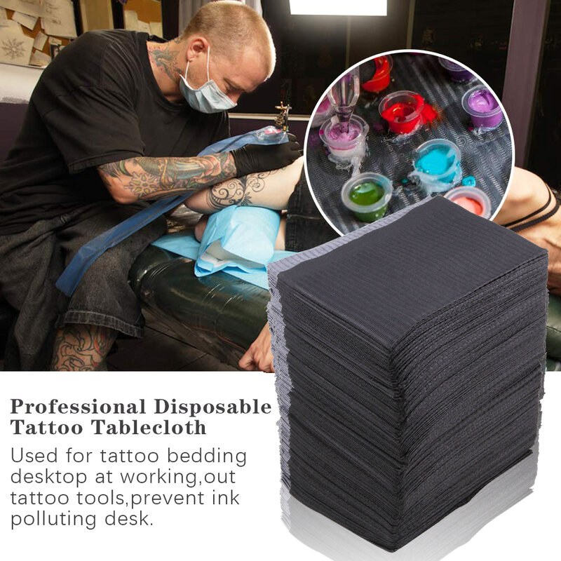 10/20 stücke Tattoo Clean Pad wasserdichte medizinische Tattoo Tischdecke Matte Patient Zahns ervietten Tattoo Permanent Make-up Zubehör