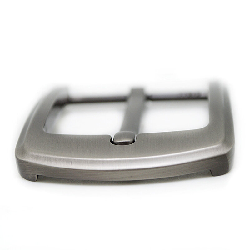 Hebilla de cinturón informal de aleación de Zinc para hombre, hebilla de tacón de barra de extremo, hebillas de un solo Pin, 40 mm