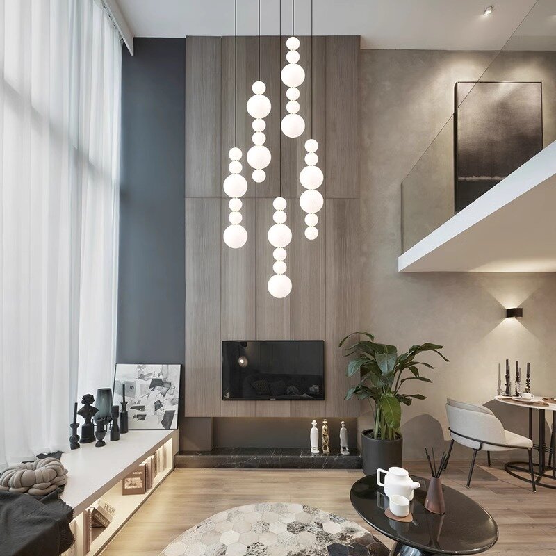 モダンな北欧デザインのLEDハンギングランプ,屋内照明,装飾的なシーリングライト,リビングルームやダイニングルームに最適です。