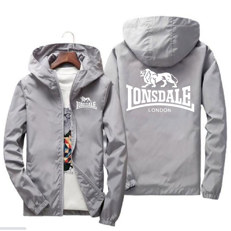 LONSDALE Summer Hip-Hop Street Men’s Fashion Trend Sportswear Men’s And Women’s Casual Jogging UV-Proof And Rain-Proof Students