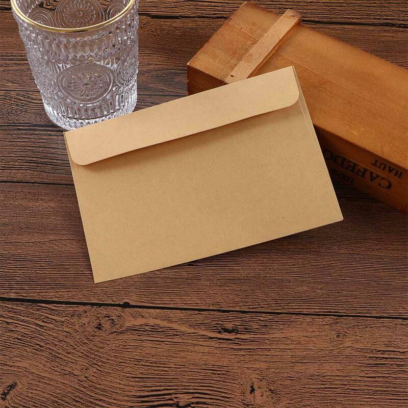 Enveloppes en papier de style européen pour l'école, le bureau, les affaires, la papeterie, la carte-cadeau, les fournitures de lettre d'invitation
