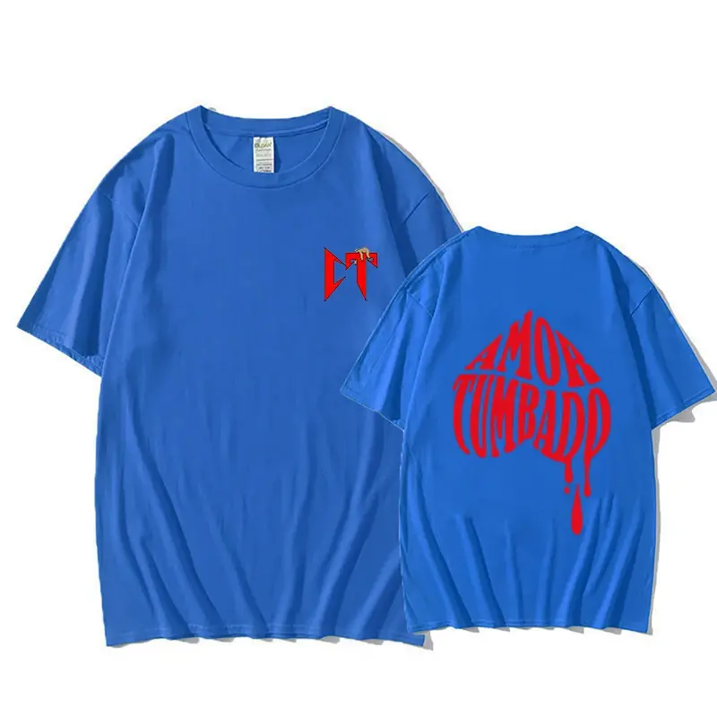 Homens e mulheres Cano Amor Tumbado Vermelho CT Sloth Print Tshirts, Streetwear de grandes dimensões Hip Hop, moda coreana, camiseta casual
