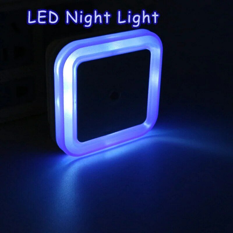 Luz noturna com sensor de indução, lâmpada noturna com plugue eua e controle por sensor para casa inteligente, luz noturna para quarto de bebê