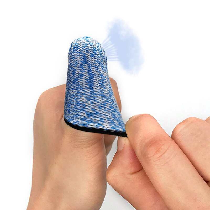Cuna de dedo antideslizante, transpirable, resistente al desgaste, para trabajo, cocina, jardín, Universal, 10 piezas