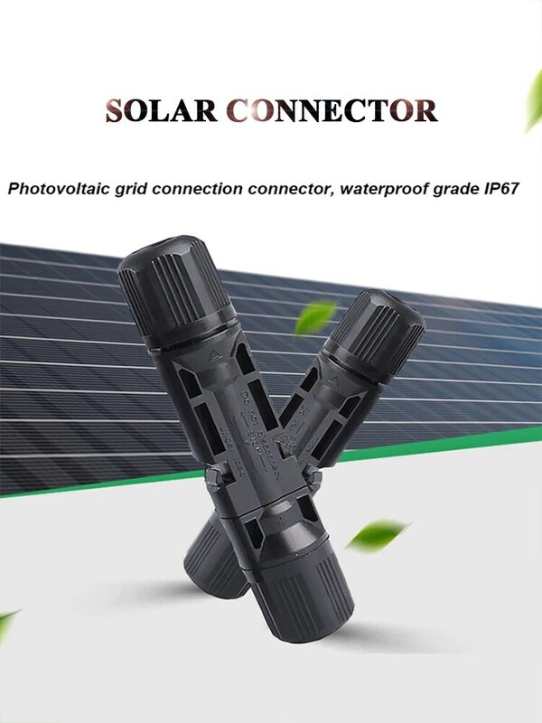1/5/10/20/50 쌍 태양 커넥터 PV 케이블 2.5/4/6mm2 IP67 와이어 커넥터용 남성 여성 30A 태양 전지 패널 분기 커넥터