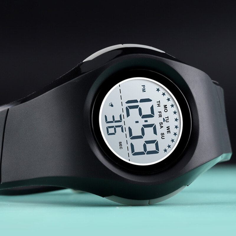 Reloj Digital impermeable para niños, función de alarma para aventuras al aire libre y deportes acuáticos