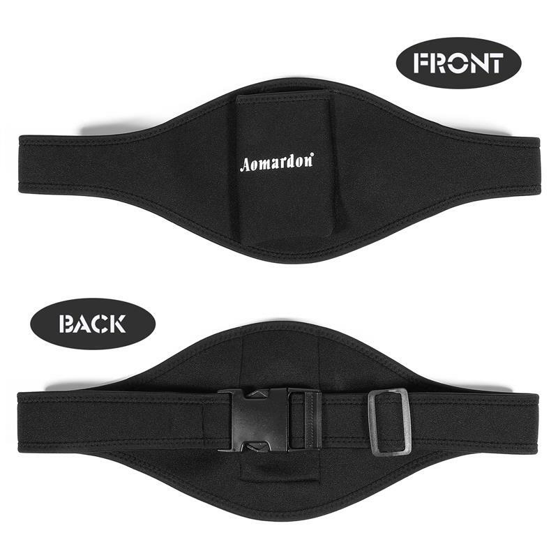 Mic Belt supporto per microfono Pack Carrier custodia regolabile supporto per microfono per allenatori di Fitness