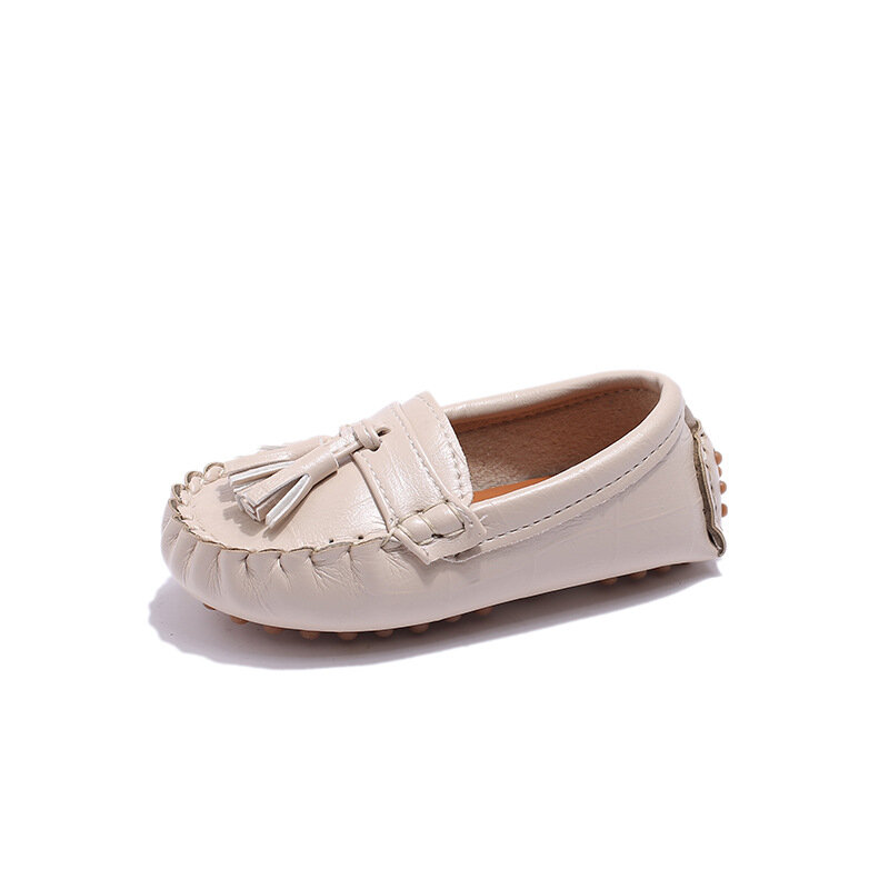 Scarpe Casual per bambini primavera autunno suola morbida scarpe per neonati nappa Design comodo Slip On Kids Girls scarpe in pelle CSH1587