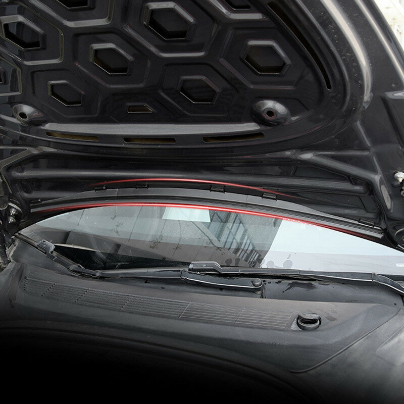 Futhope-cubierta de chasis frontal impermeable, tira de agua para Tesla modelo 3 Y 18-23, cubierta protectora de entrada de aire, accesorios de modificación