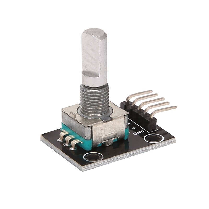 KY-040 Módulo codificador rotativo, potenciômetro, tampa do botão para arduino, 15x16,5mm, 3pcs