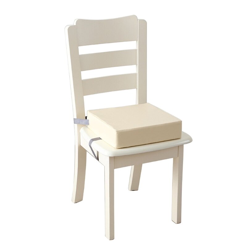 Zmywalne siedzisko podwyższające dla małych dzieci paskiem do poduszki zwiększającej krzesło do jadalni