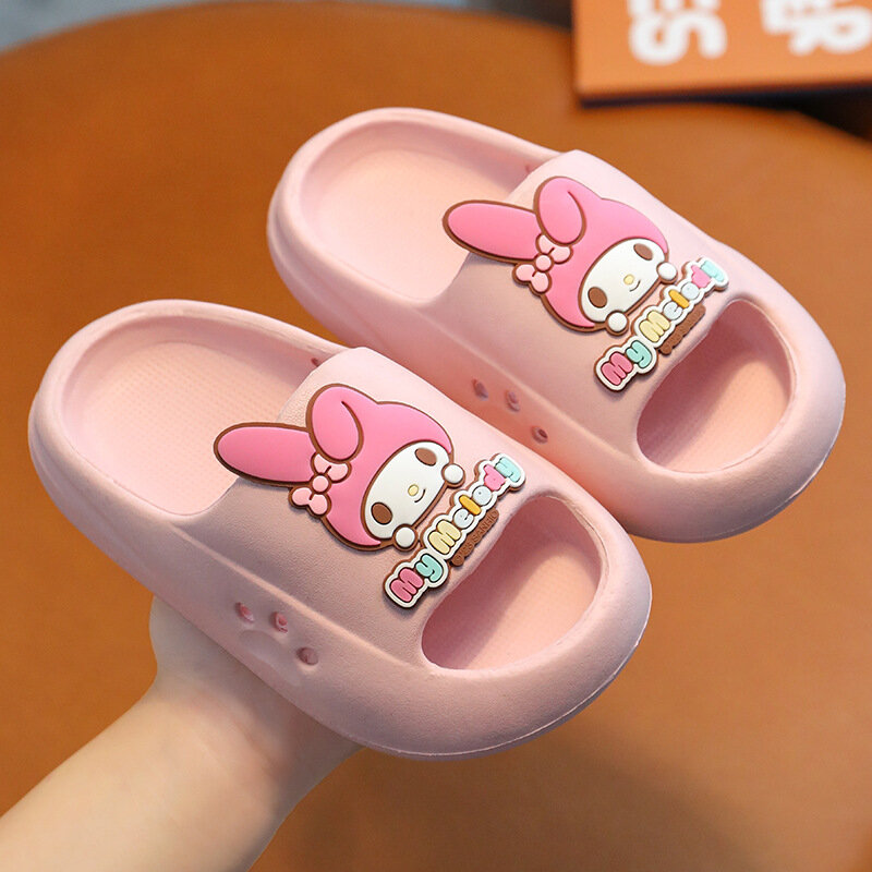 Chinelos antiderrapantes para crianças, sandálias de EVA resistentes ao desgaste, interior, meninos e meninas