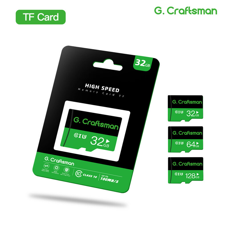G.Craftsman Original 32G/64G/128G TF Card 100MB/S C10 CCTV Camera/ Tachograph /Smart Mobile Phone Security IP Camera
