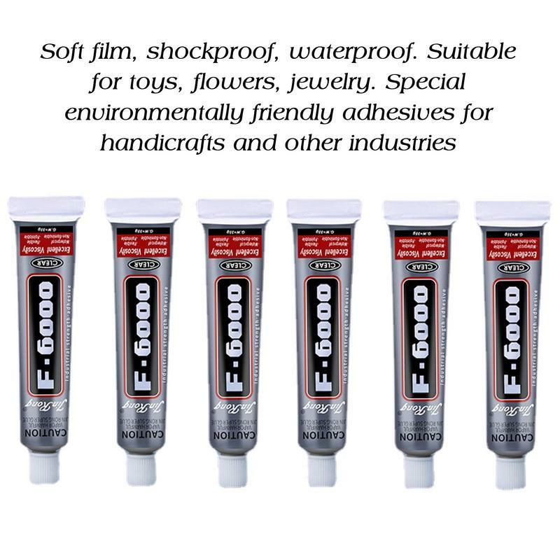 Multipurpose Adhesive Glue F-6000 Super Glue 20g Industrial B7000 Adhesive Semi Fluid Transparent Glues car accessories