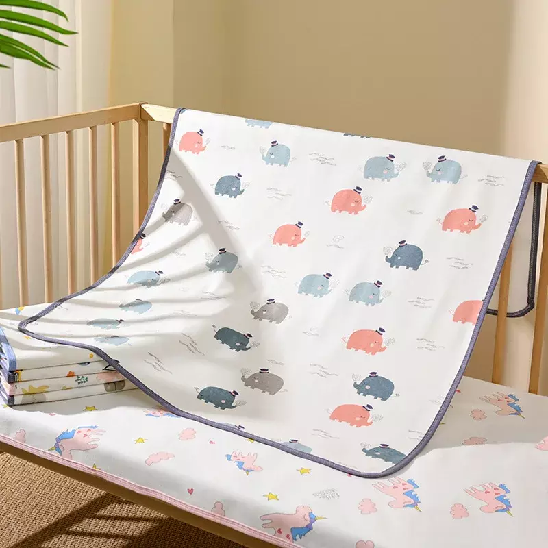 แผ่นรองผ้าอ้อมแผ่นกันน้ำสำหรับทารกผ้าฝ้ายแบบซักได้แผ่นสำหรับคุณป้าขนาดใหญ่อุปกรณ์สำหรับเด็กทารก