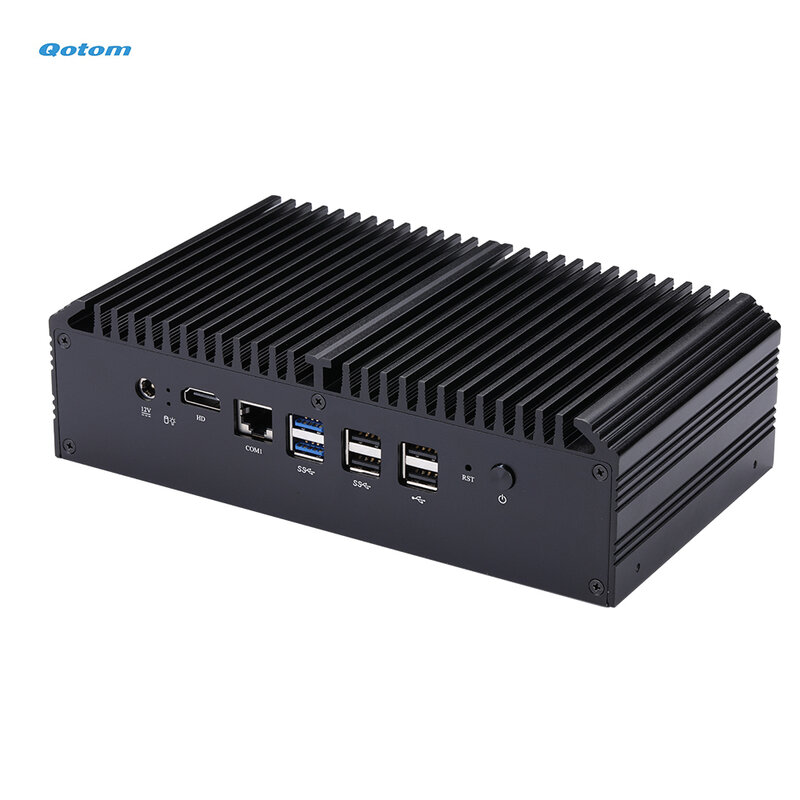 8 Lan Zachte Router Celeron Processor Aan Boord Rs232 Hd 1.4 Home Office Geavanceerde Router Firewall