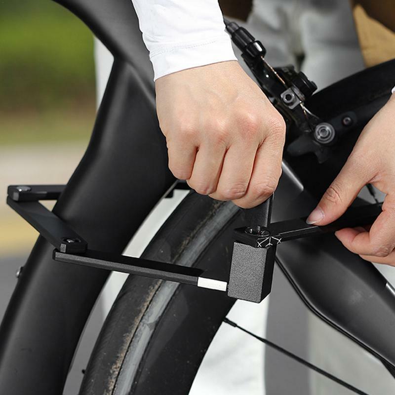 Kunci sepeda u-lock, dengan 2 kunci kunci sepeda tugas berat dengan 2 kunci untuk sepeda jalan gunung elektrik & sepeda lipat listrik