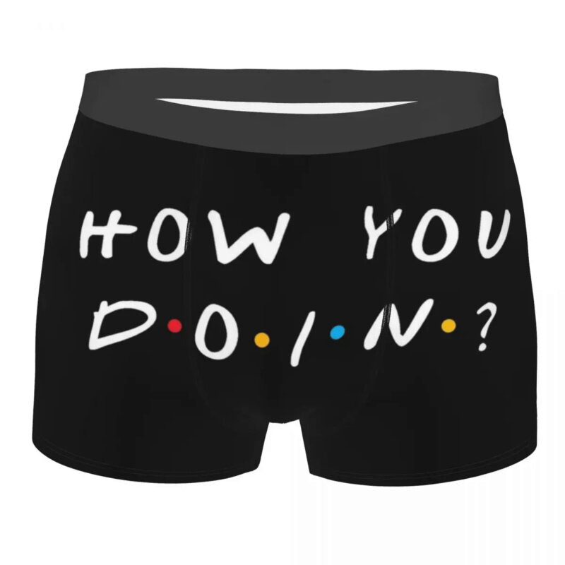 Benutzer definierte TV-Show Freunde lustige Zitat Unterwäsche Männer strecken, wie Sie doin Boxershorts Shorts Höschen weiche Unterhose für homme