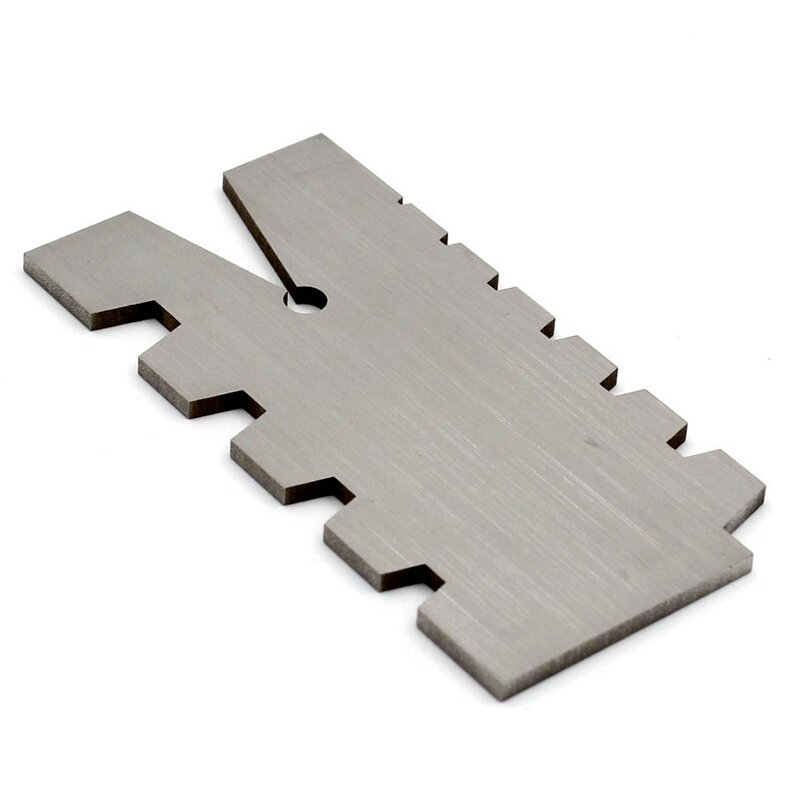 Confezione da 2 TR 29 ° T angolo campione calibro vite calibro calibro strumento rettifica utensili da taglio in acciaio inossidabile
