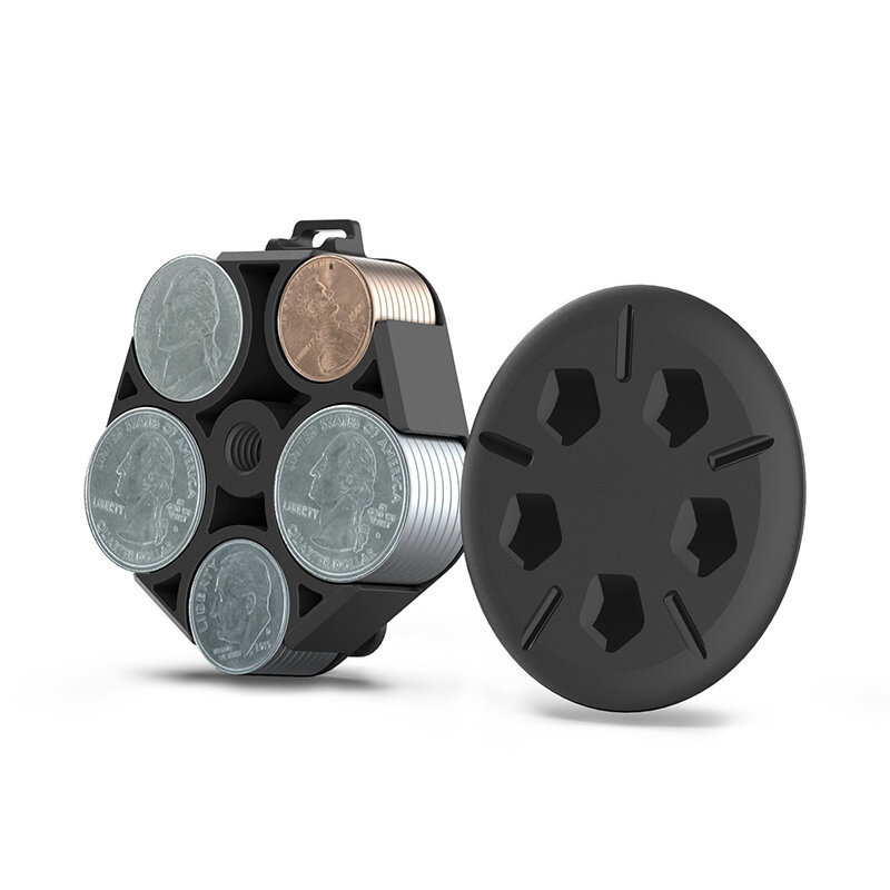 Coin Holder For Car, Portable Coin Change Organizer Coin Dispenser Case Coin Holder For Collectors Universe Coin Storage Coin
