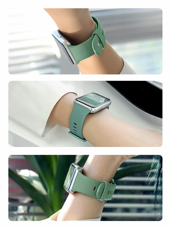 Casing TPU + pita untuk jam tangan huawei, fit 2 tali silikon pengganti gelang jam tangan correa gelang pergelangan tangan olahraga Aksesori fit2