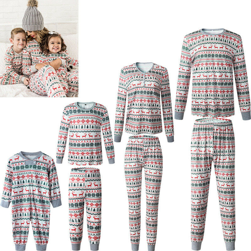 Pyjama de Noël assressentipour la famille, nouvel an, Noël, père, mère, enfants, ensemble de vêtements pour bébé, papa, colonne vertébrale et fille, tenue de pyjama pour fils, 2023