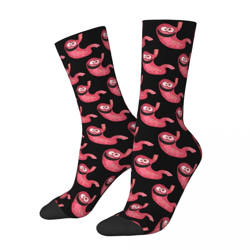 Носки с веселым животом, Супермягкие чулки в стиле Харадзюку, всесезонные длинные носки, аксессуары для подарка унисекс