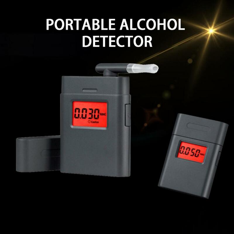 Tester alkoholu 1 zestaw kompaktowy 360 stopni obrotowy sanitarny Mini półprzewodnikowy czujnik alkoholu do transportu