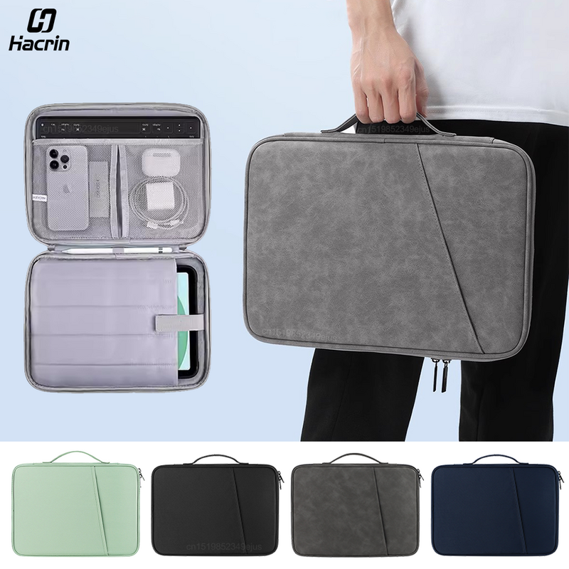 Tablet Sleeve Bag For Samsung Galaxy Tab S7 FE S8 S9 Plus A8 S6 Lite Pouch Case For Xiaomi Pad 5 6 Pro Redmi Pad SE Portable Bag