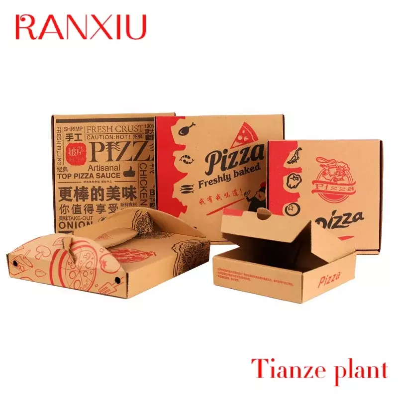 Пользовательский новый дизайн коробка для пиццы из алюминиевой фольги коробка для пиццы контейнер для пиццы