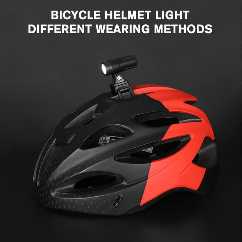 Muñequera recargable por USB, linterna de muñeca y tobillo, Luz Portátil para casco de bicicleta, ciclismo nocturno, correr