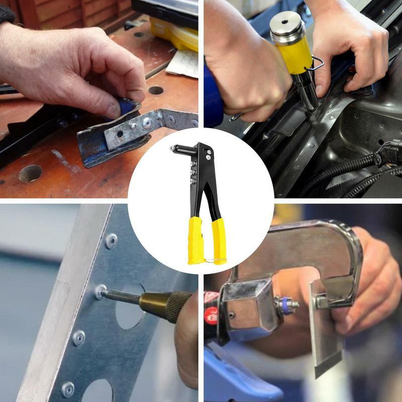 Heavy Duty Hand Rivet tool Single Hand Manual Rivet Removal Tool Light Weight Blind Rivet Nut Setting Tool Kit Home Repair Tools