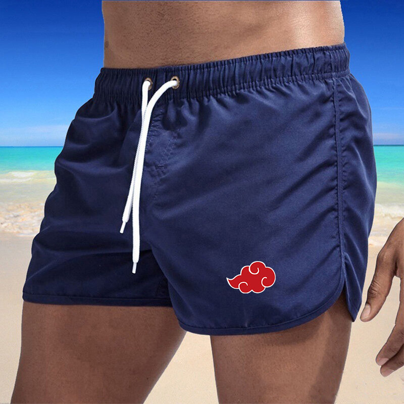 Men's sports shorts summer sportswear beach jogging shorts training shorts men's casual beach shorts