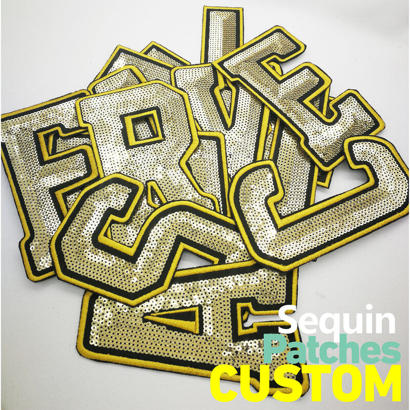 Personalizado 3D bordado Iron-on ou gancho para você Logo Vestuário, Eco-Friendly Custom Patch, Frete Grátis
