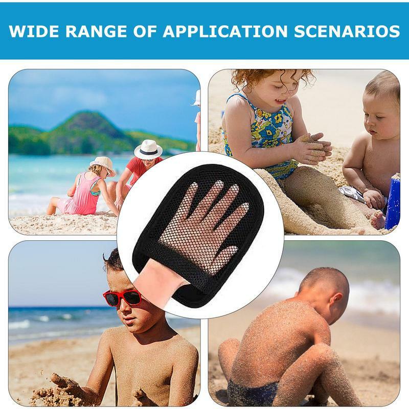 Rękawice do usuwania piasku rękawice plażowe do usuwania piasku chusteczki do czyszczenia piasku plażowego do usuwania piasku rękawice plażowe plażowe do usuwania piasku